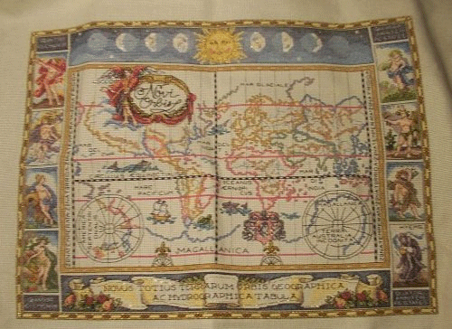 old fashioned map